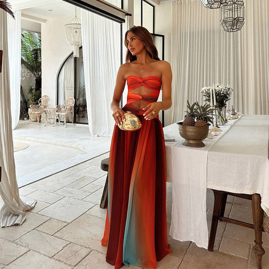 Savannah | Women's Wedding Guest Ombre Dress 0