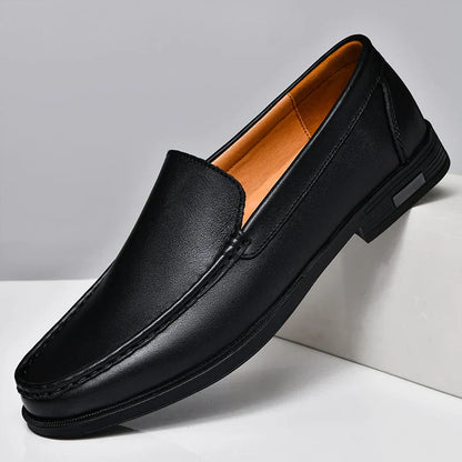 VERONA LEATHER LOAFERS Olympus London