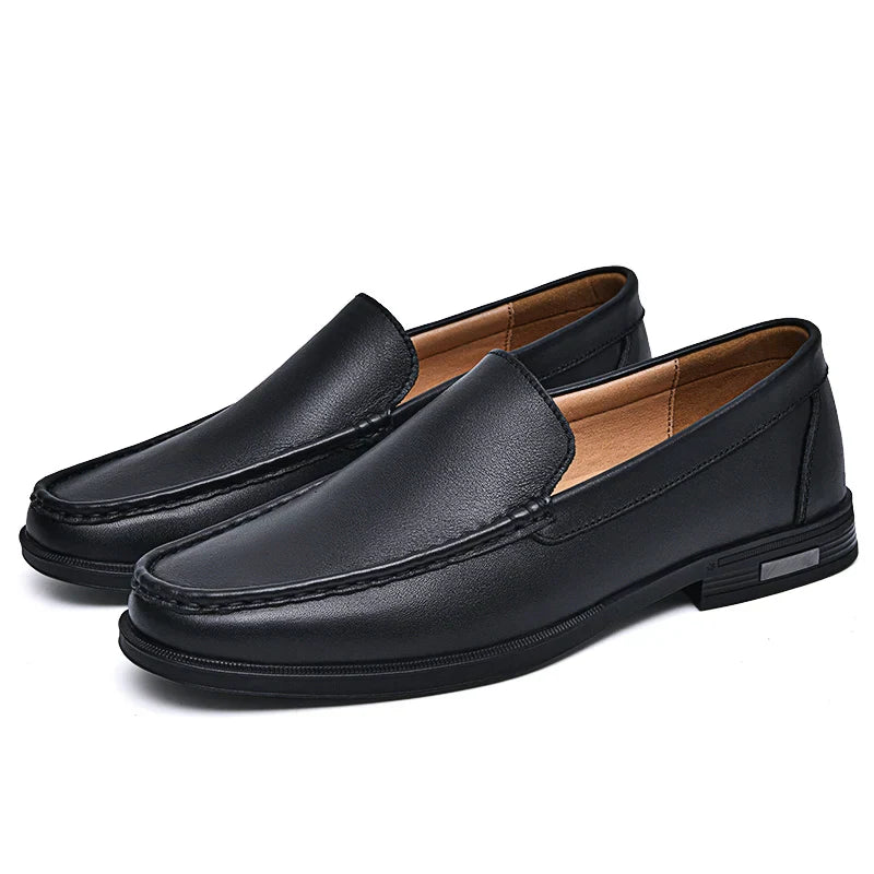VERONA LEATHER LOAFERS Olympus London