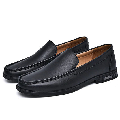VERONA LEATHER LOAFERS Olympus London