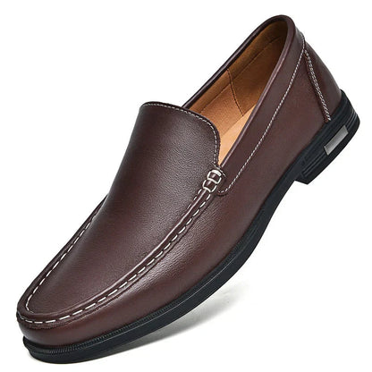 VERONA LEATHER LOAFERS Olympus London