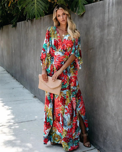 Serena | Women's Wedding Guest Wrap Maxi Dress 3