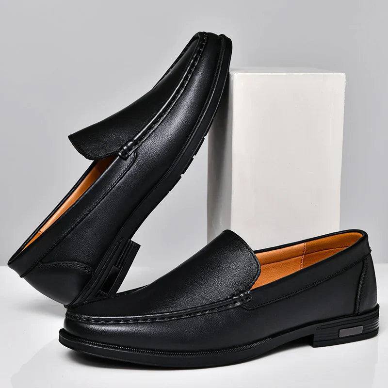 VERONA LEATHER LOAFERS Olympus London