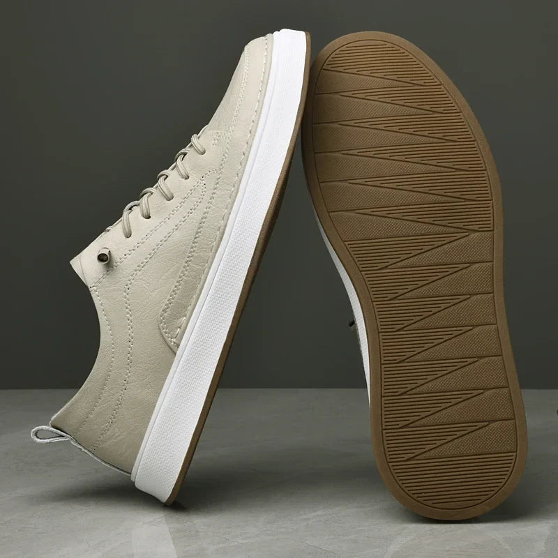 Duncan Genuine Men Leather Sneakers