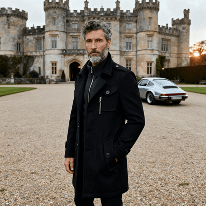 Retro Double Collar Coat  — 50% OFF Today Only