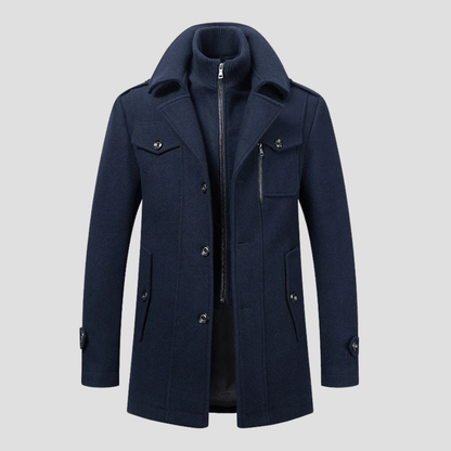 Retro Double Collar Coat  — 50% OFF Today Only