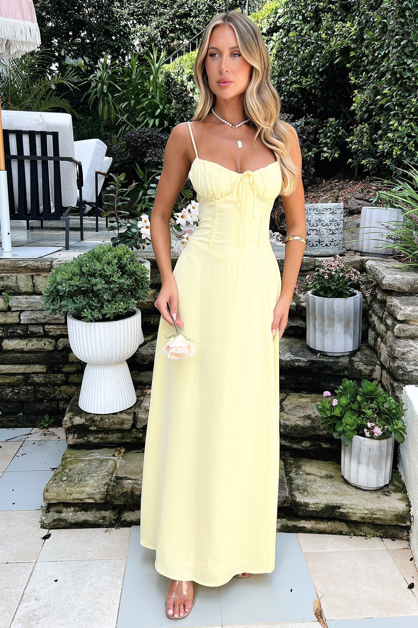 Valentina | Women's Wedding Guest Spaghetti Strap Wrap Maxi Dress Evening 1