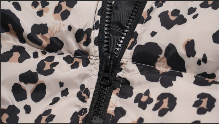 Leopard Print Puffer Jacket -50% OFF + Free Shiping Limited stock available