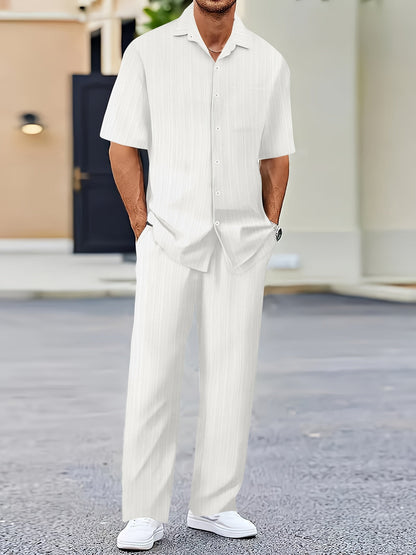 Elias Striped Two-Piece Summer Set Olympus London