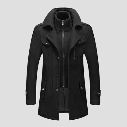 Retro Double Collar Coat  — 50% OFF Today Only