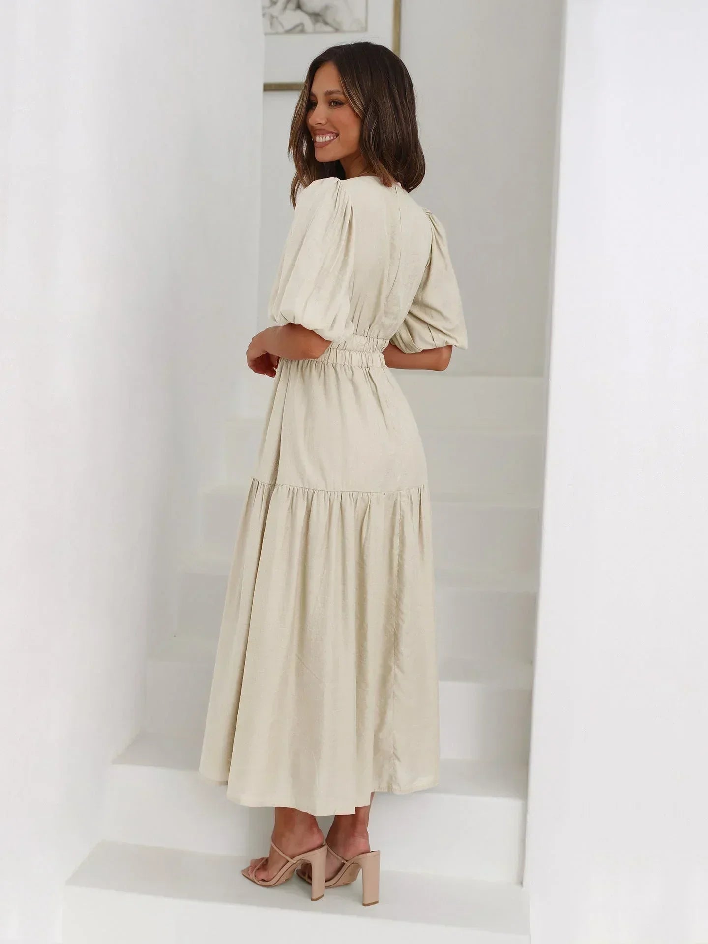 Laila women's midi dress - side