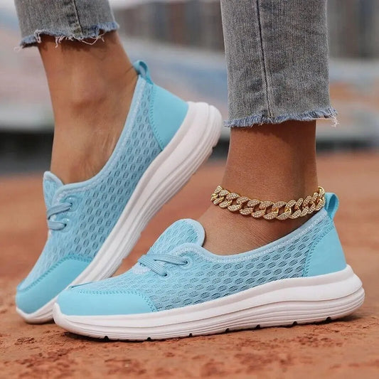 Orthopedic Walking Shoes - Breathable Mesh Comfort Shoes Women BULLCAPTAIN