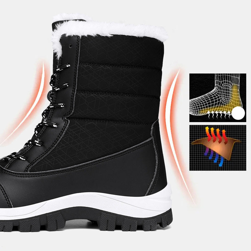 Women’s Waterproof Winter Boots – Ultra-Warm, Non-Slip & Breathable