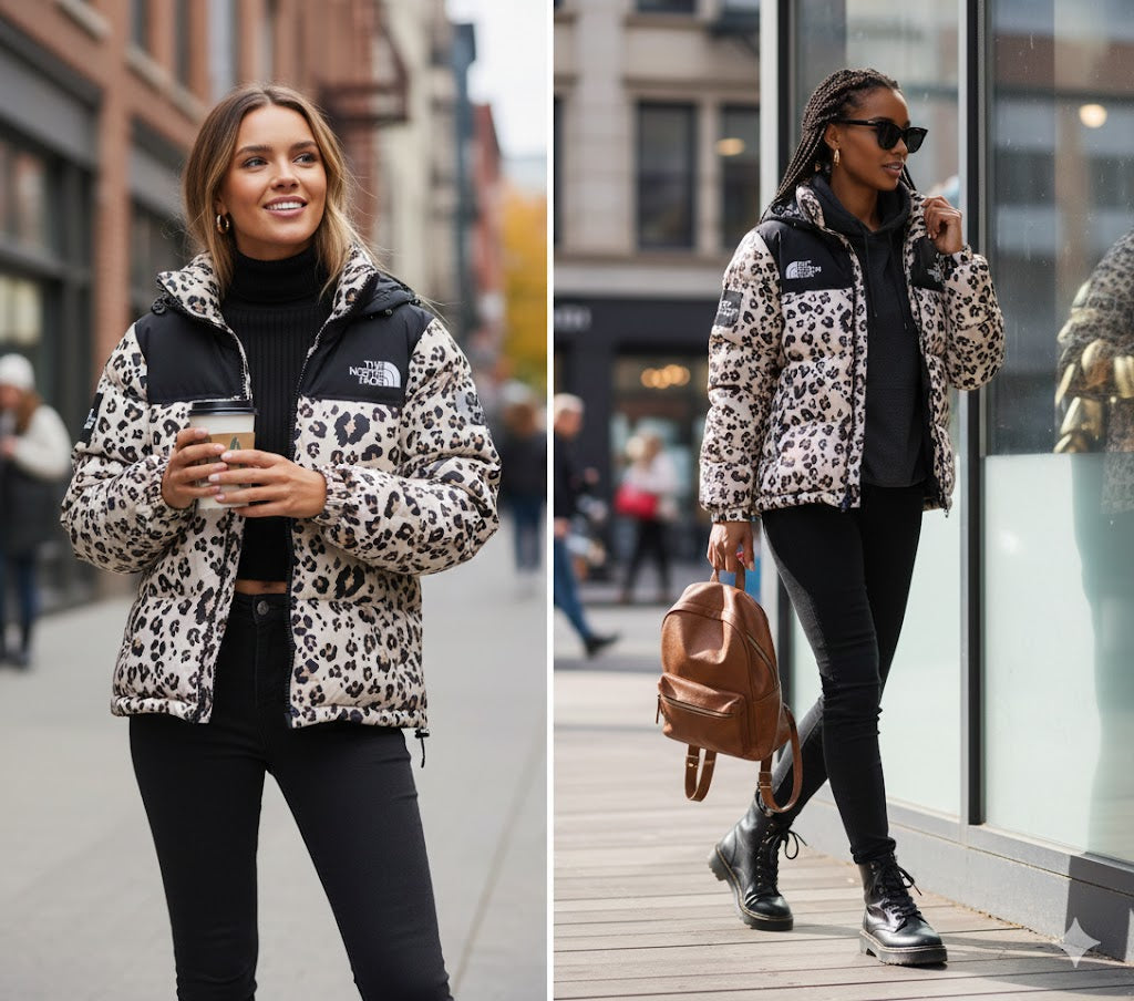 Leopard Print Puffer Jacket -50% OFF + Free Shiping Limited stock available