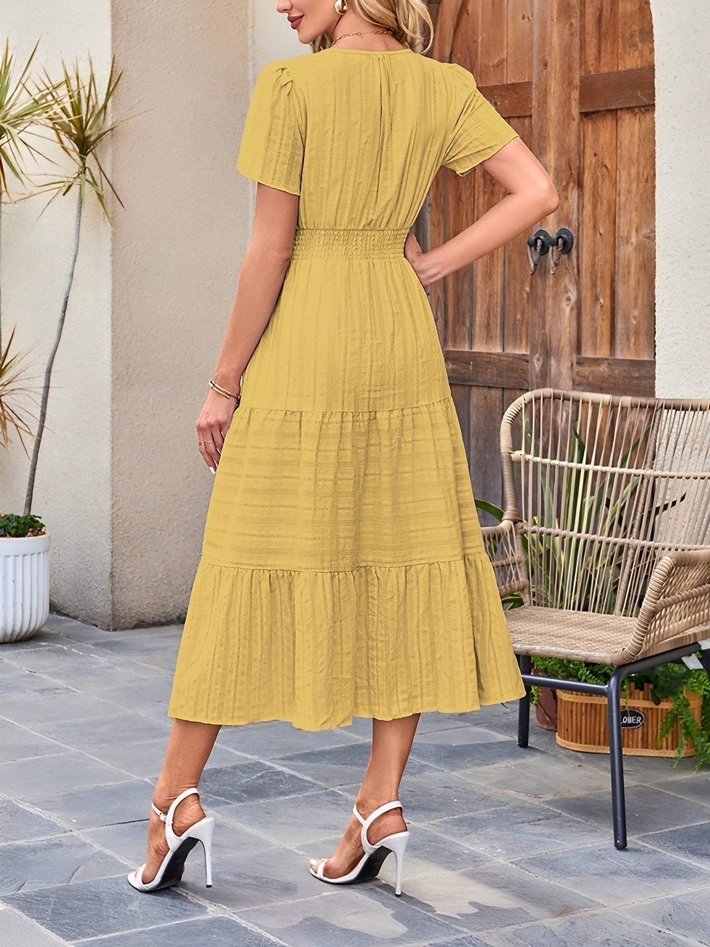 Women's casual midi dress