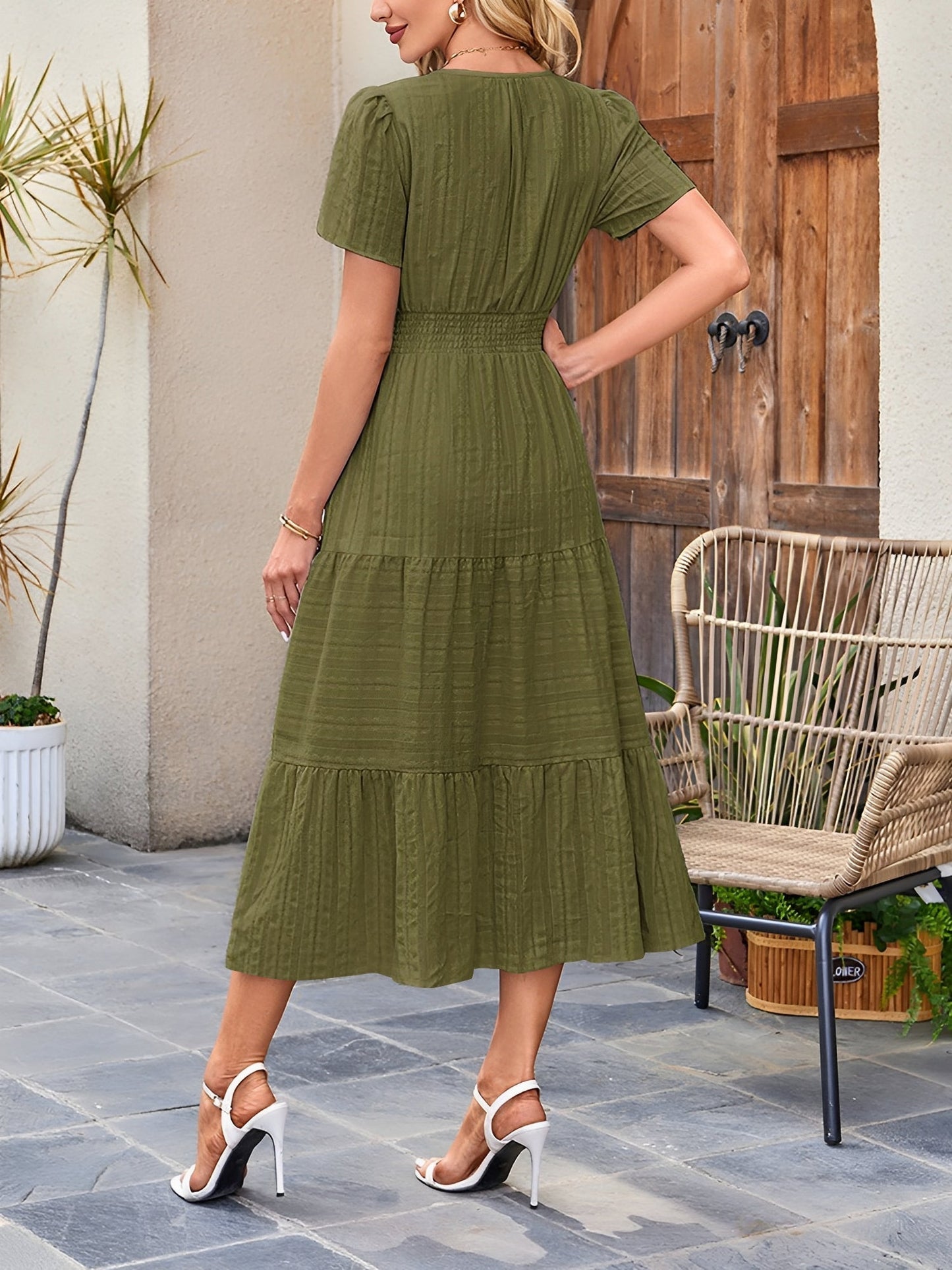 Women's casual midi dress
