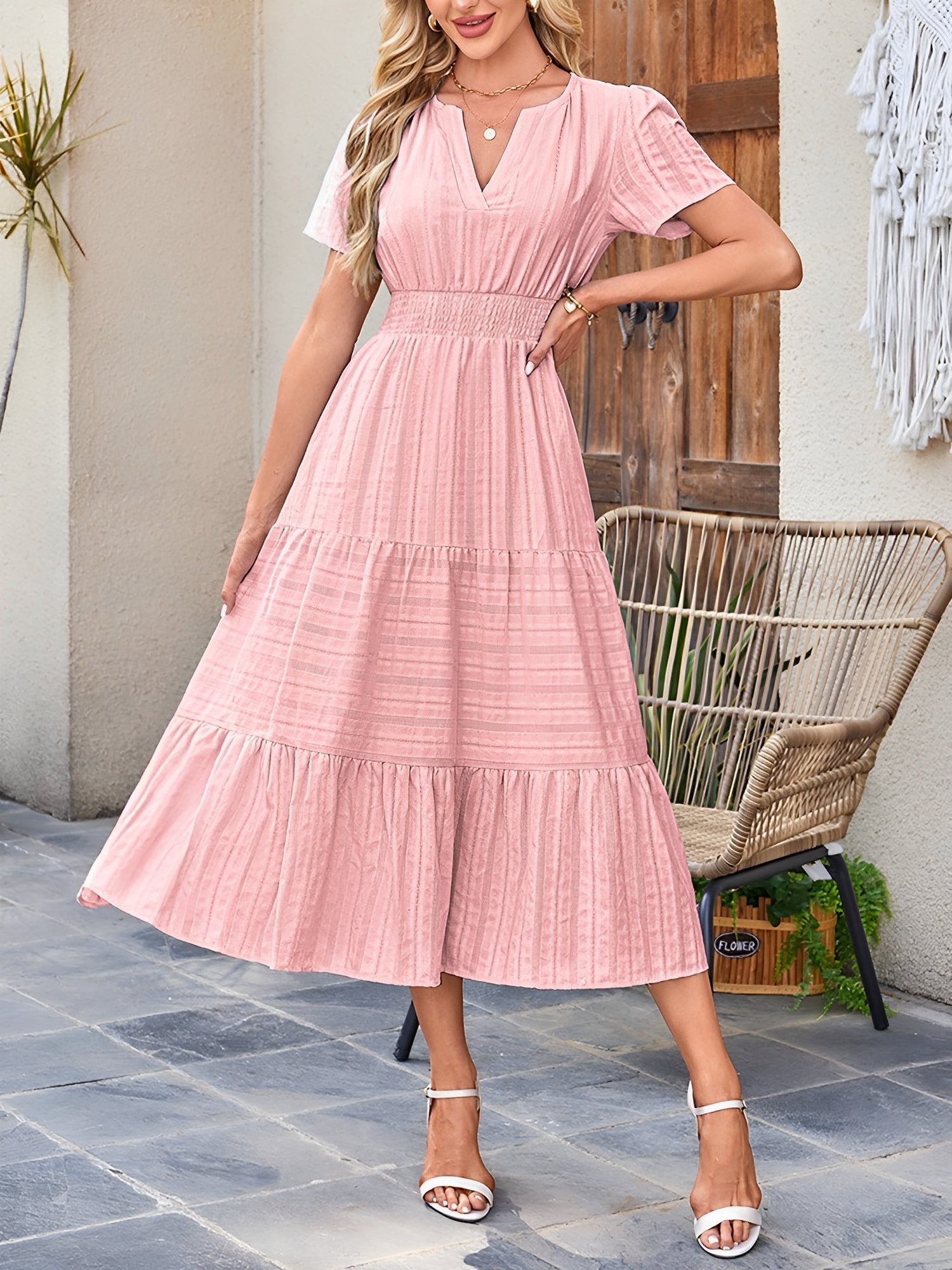 Women's casual midi dress
