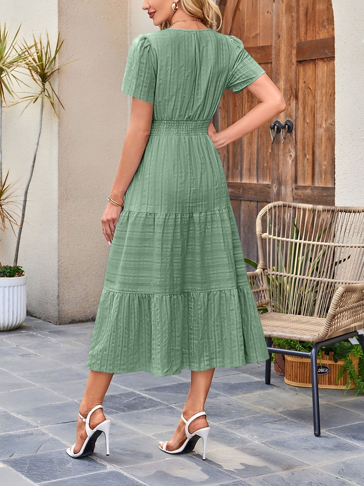 Women's casual midi dress