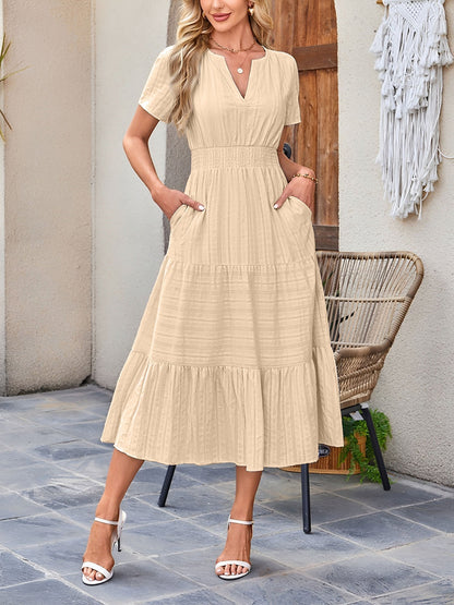 Women's casual midi dress