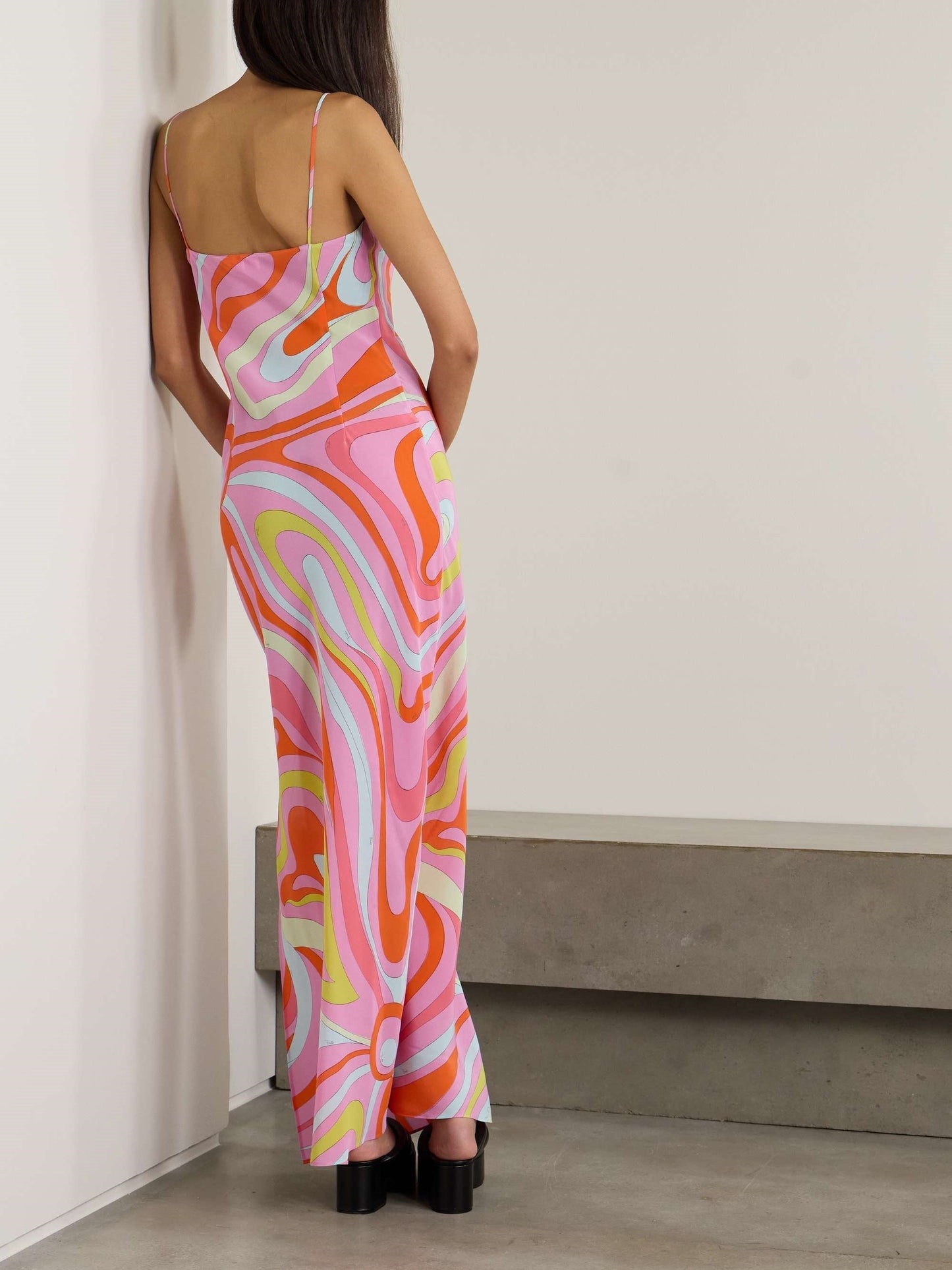 Signature Print Maxi Dress Olympus London